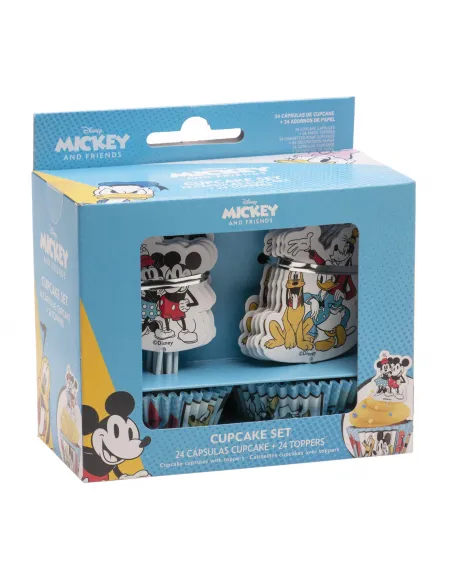 Cápsulas de papel combo Mickey y amigos Dekora