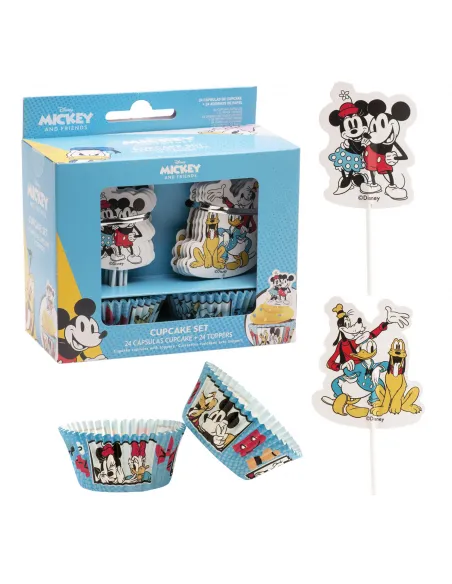 Cápsulas de papel combo Mickey y amigos Dekora