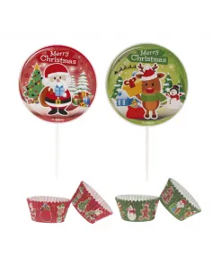 Cápsulas de papel combo Navidad Dekora
