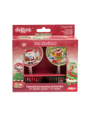 Cápsulas de papel combo Navidad Dekora