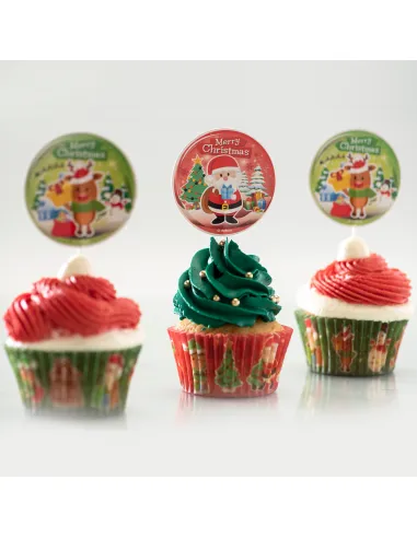 Cápsulas de papel combo Navidad Dekora