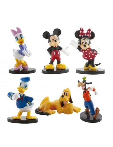 Set 6 figuras roscón Mickey y amigos
