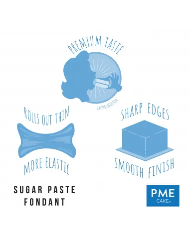 Fondant Blanco 250 g PME