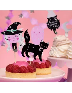 Set 6 toppers Halloween PartyDeco 2