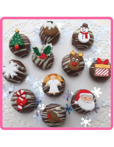 Molde silicona Adornos navideños Katy Sue