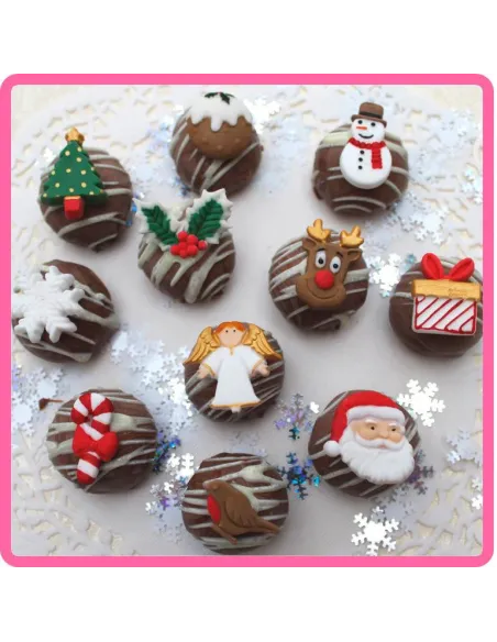 Molde silicona Adornos navideños Katy Sue