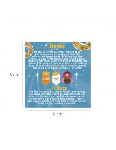 Tarjeta para Roscón en castellano y catalán 2