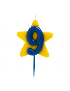 Vela Solidaria Estrella doble deseo Nº 9 Dekora