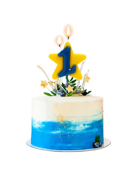 Vela Solidaria Estrella doble deseo Nº 1 Dekora