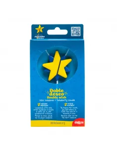 Vela Solidaria Estrella doble deseo Dekora 2