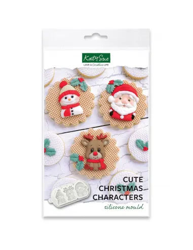 Molde silicona Personajes Navidad Katy Sue