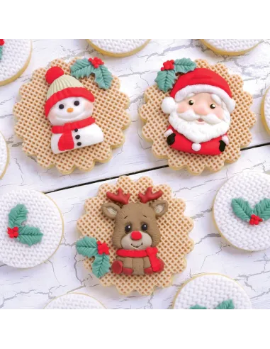 Molde silicona Personajes Navidad Katy Sue