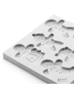 Molde silicona Muñecos de jengibre Navidad Katy Sue 2