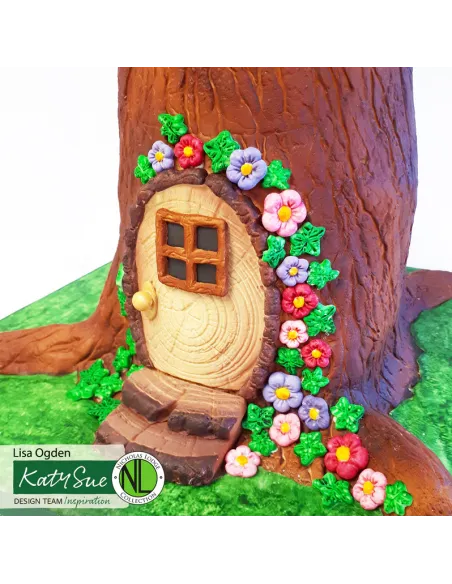 Molde silicona Tronco cortado árbol Katy Sue