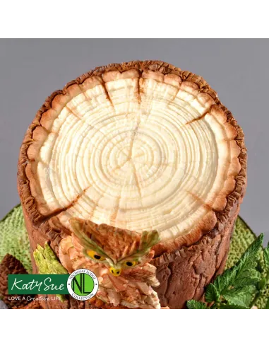 Molde silicona Tronco cortado árbol Katy Sue