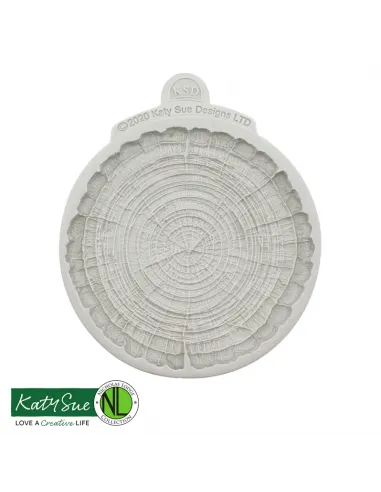 Molde silicona Tronco cortado árbol Katy Sue