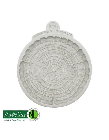Molde silicona Tronco cortado árbol Katy Sue