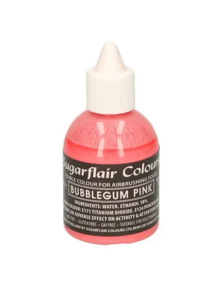 Colorante para aerógrafo Rosa chicle 60 ml Sugarflair