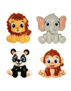 Figura roscón Animales de la selva II (unidad)