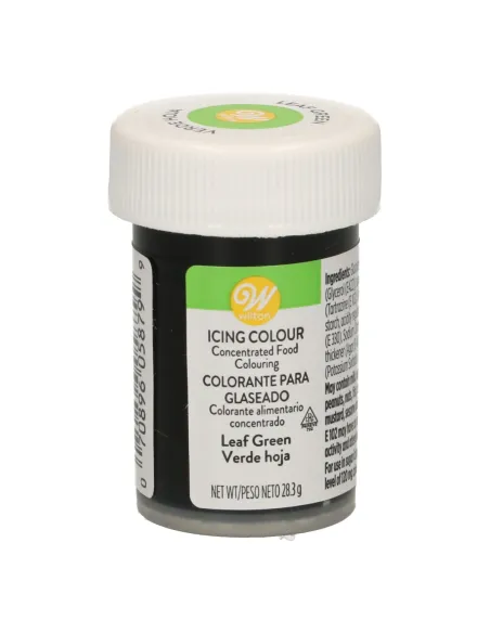 Colorante en gel verde hoja Wilton
