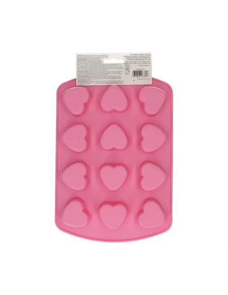Molde silicona Corazones Wilton