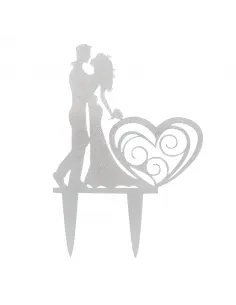 Topper para tarta Novios III