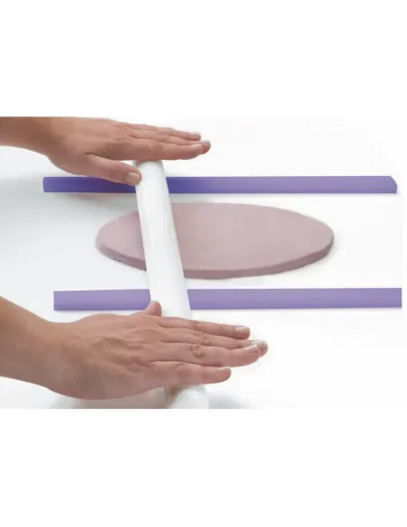 Tablillas niveladoras de fondant y masas 3, 5 y 10 mm Ibili