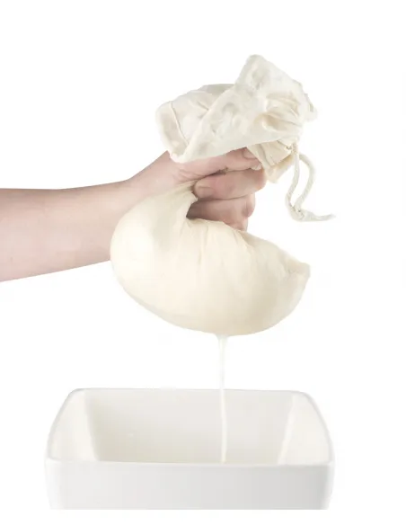 Bolsa filtro de algodón para leche vegetal