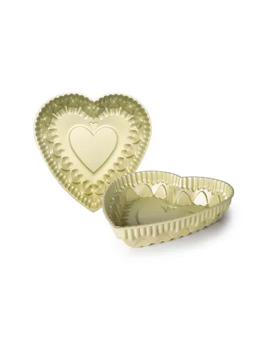 Molde de aluminio Corazón Ibili