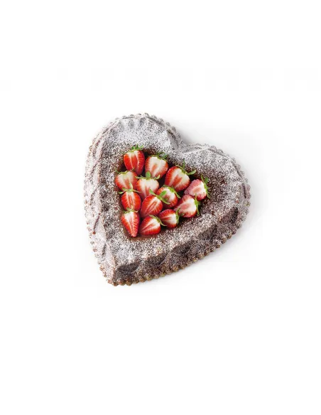 Molde de aluminio Corazón Ibili