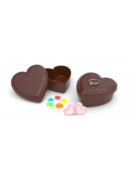 Molde para chocolate Caja Corazón Ibili