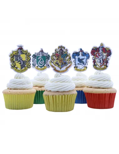 Set 15 toppers Escudos Harry Potter PME