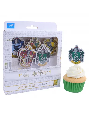 Set 15 toppers Escudos Harry Potter PME