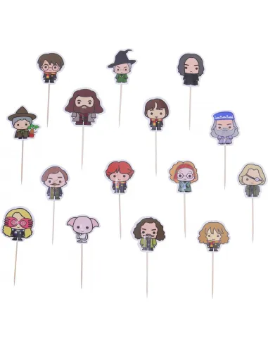Set 15 toppers Personajes buenos Harry Potter PME