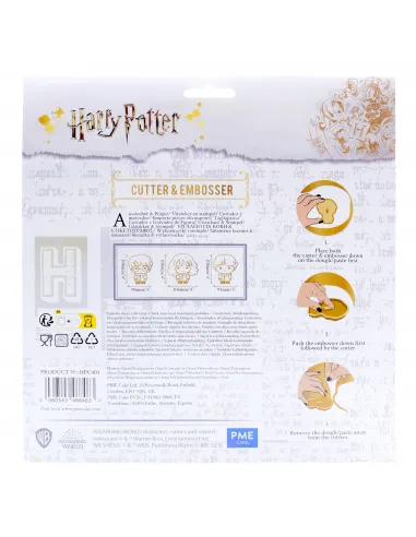 Set 3 cortadores y marcadores Harry Potter, Ron y Hermione