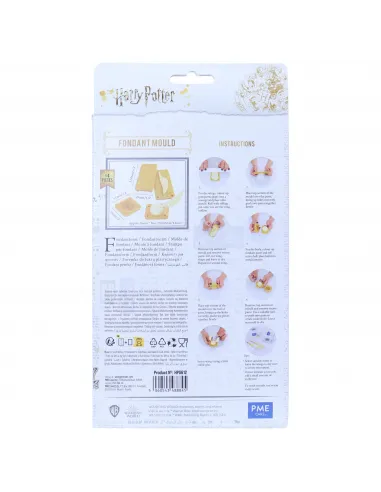 Set 4 moldes para fondant Snitch Dorada Harry Potter