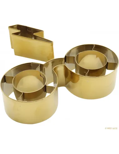 Set 2 cortadores dorados Gafas y Cicatriz Harry Potter