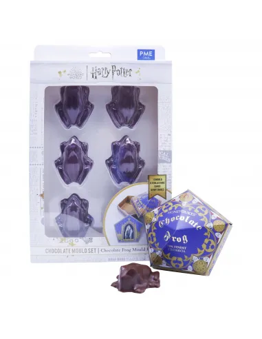 Kit molde para chocolate Ranas, Cajas y Tarjetas de coleccionista Harry Potter