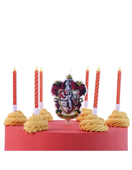 Set 7 velas Escudo Gryffindor Harry Potter