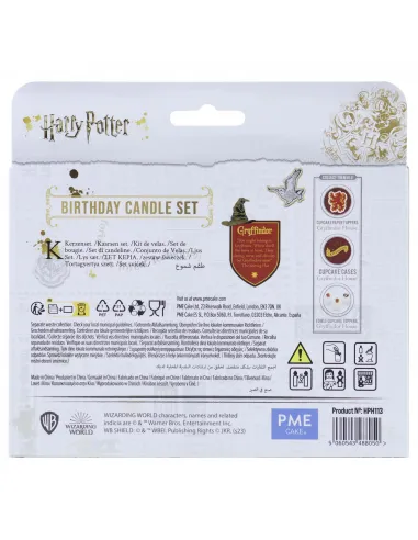 Set 7 velas Escudo Gryffindor Harry Potter