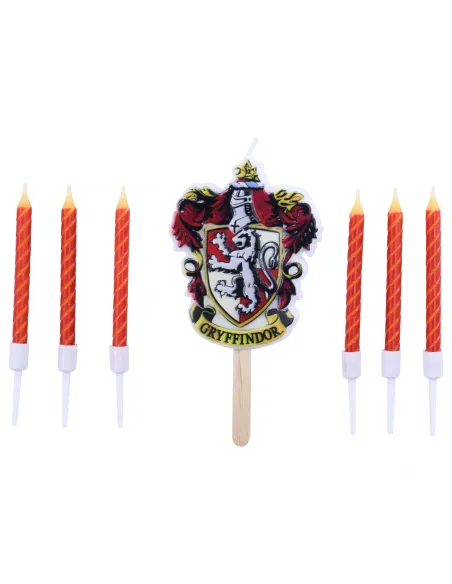 Set 7 velas Escudo Gryffindor Harry Potter