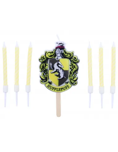 Set 7 velas Escudo Hufflepuff Harry Potter