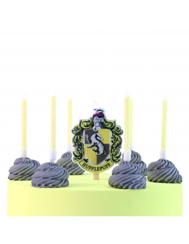Set 7 velas Escudo Hufflepuff Harry Potter
