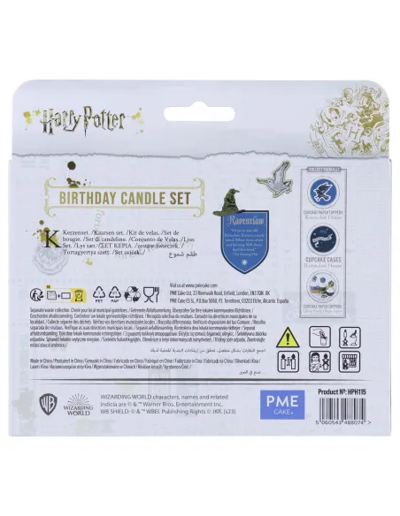 Set 7 velas Escudo Ravenclaw Harry Potter