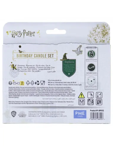 Set 7 velas Escudo Slytherin Harry Potter