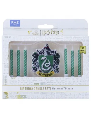 Set 7 velas Escudo Slytherin Harry Potter