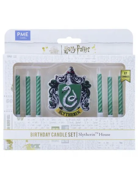 Set 7 velas Escudo Slytherin Harry Potter