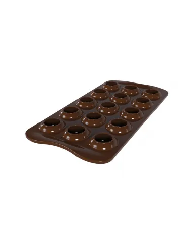 Molde bombones Kiss chocolate 3D Silikomart