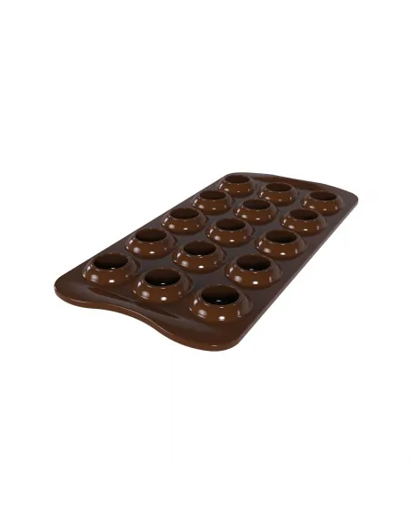 Molde bombones Kiss chocolate 3D Silikomart