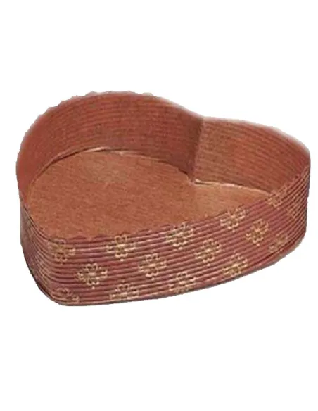 Molde de papel grueso para horno Corazón